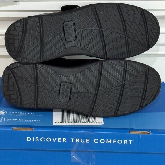 Nunn Bush Cam Strap Black Leather Loafers Men’s 13M Comfort Hook & Loop - Picture 5 of 12